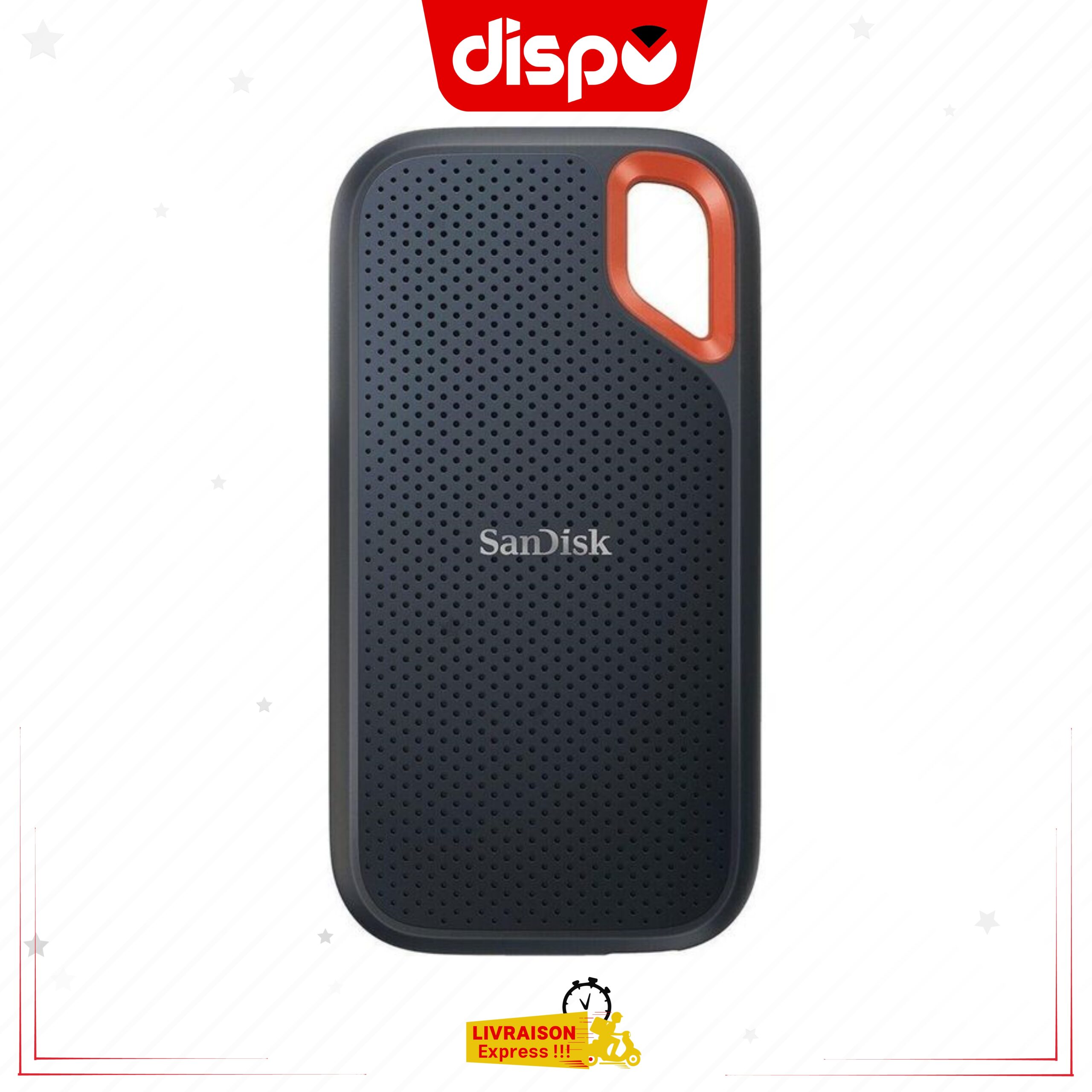 Disque Dur Portable SanDisk 2TB Extreme NVMe SSD V2, 1050 Mo/s en lecture, 1000 Mo/s en écriture – Image 4