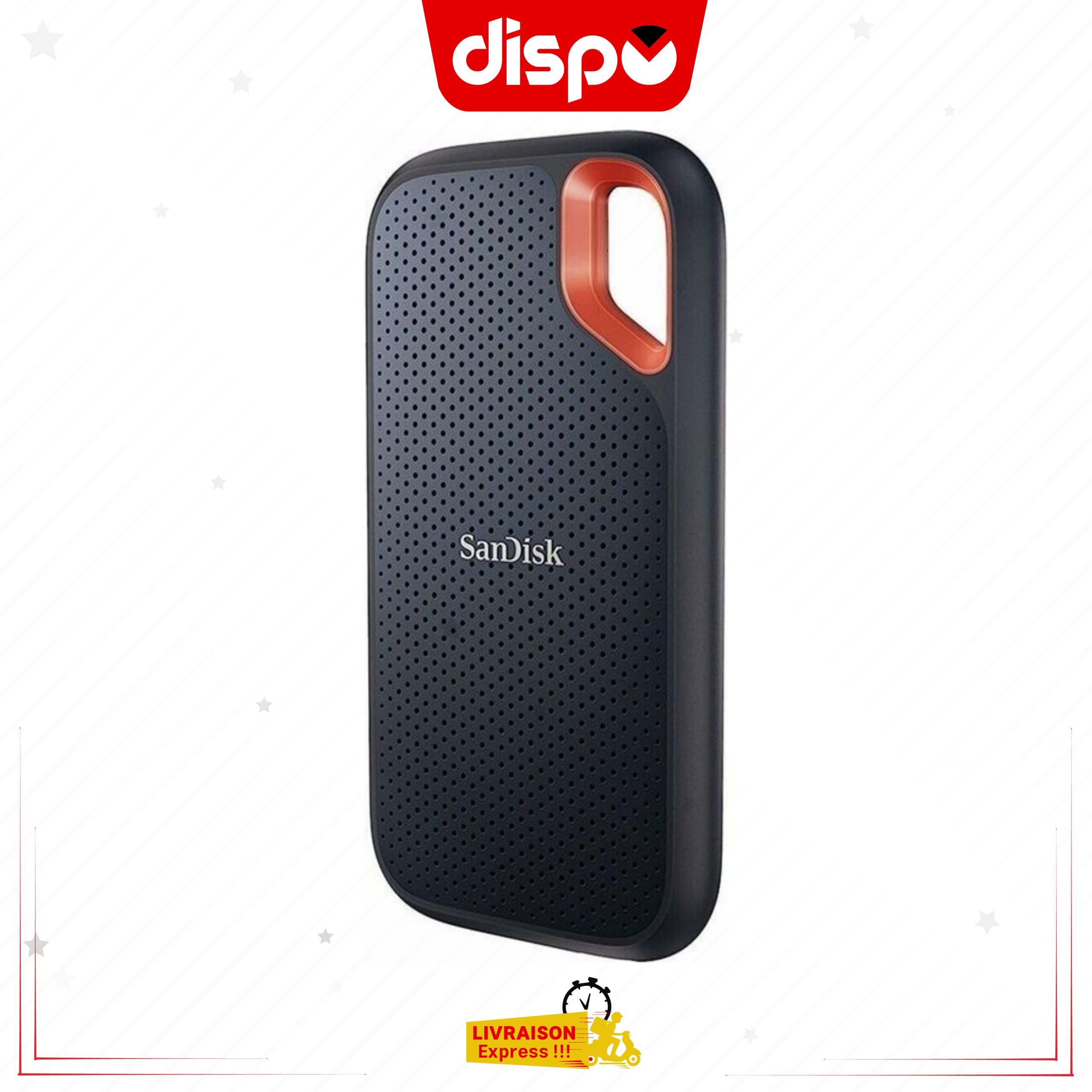 Disque Dur Portable SanDisk 2TB Extreme NVMe SSD V2, 1050 Mo/s en lecture, 1000 Mo/s en écriture – Image 2