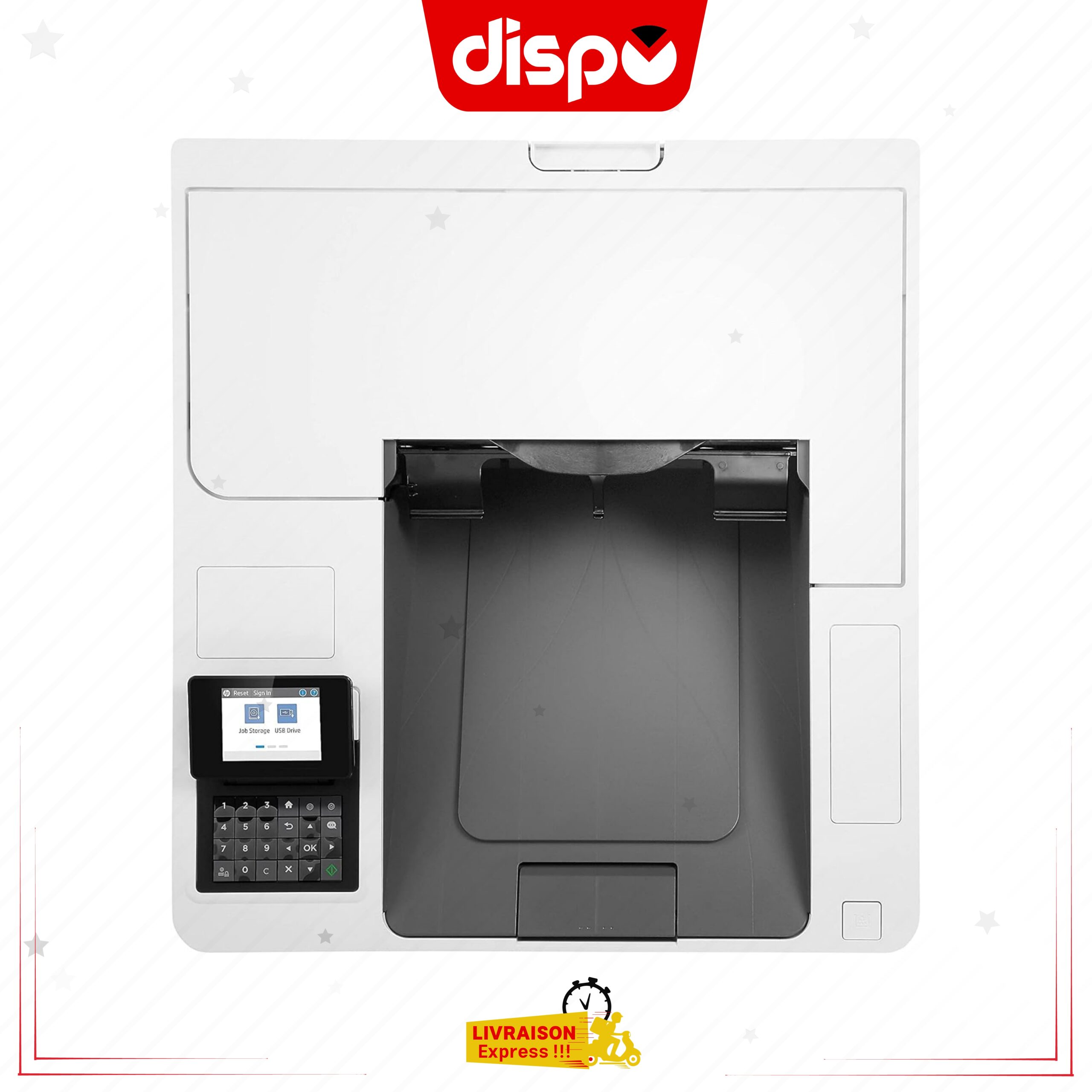 Imprimante HP LaserJet Enterprise M608n monochrome avec Ethernet intégré – Image 4