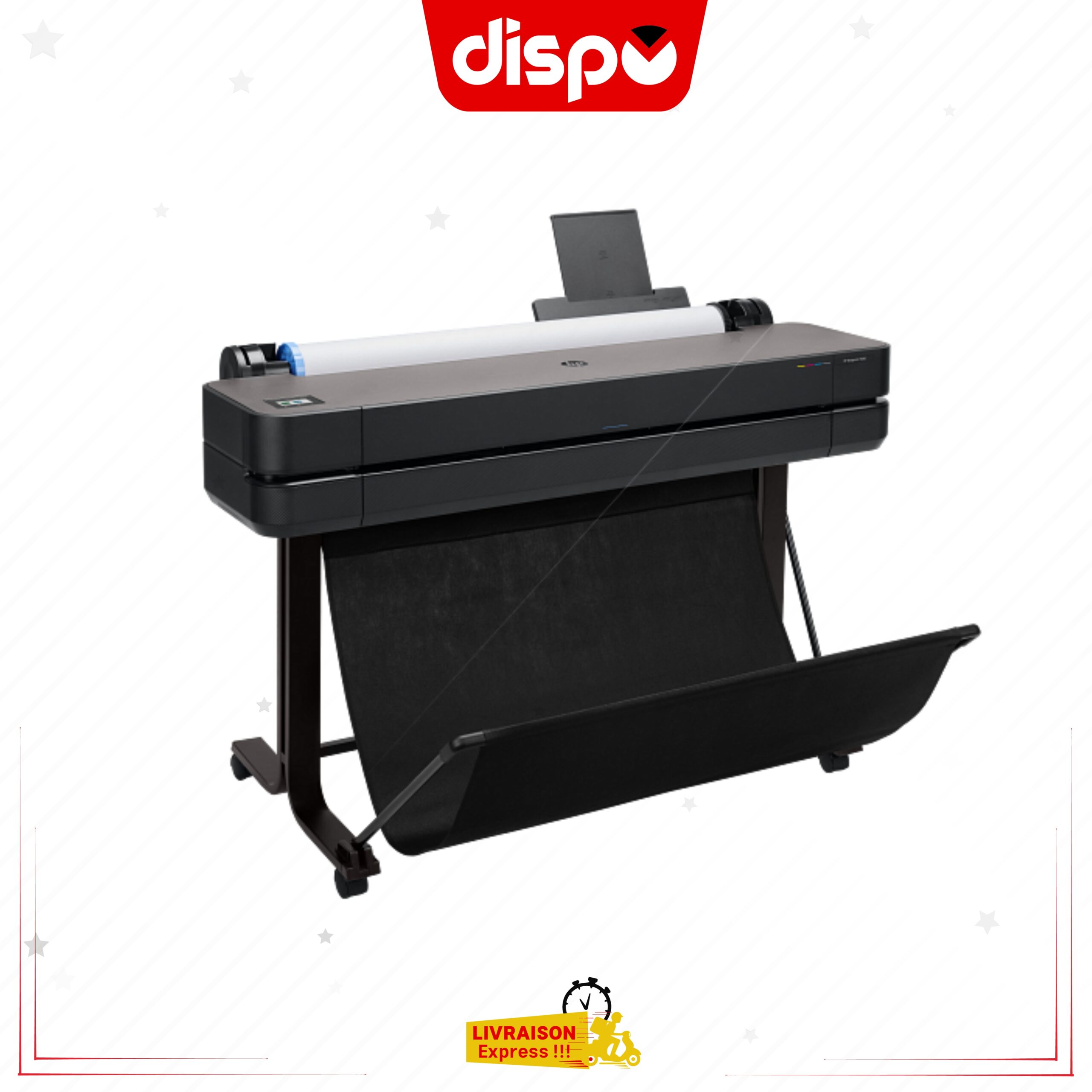 Imprimante HP Traceur DesignJet T630 36 pouces Wi-Fi, Gigabit Ethernet, USB 2.0 – Image 2