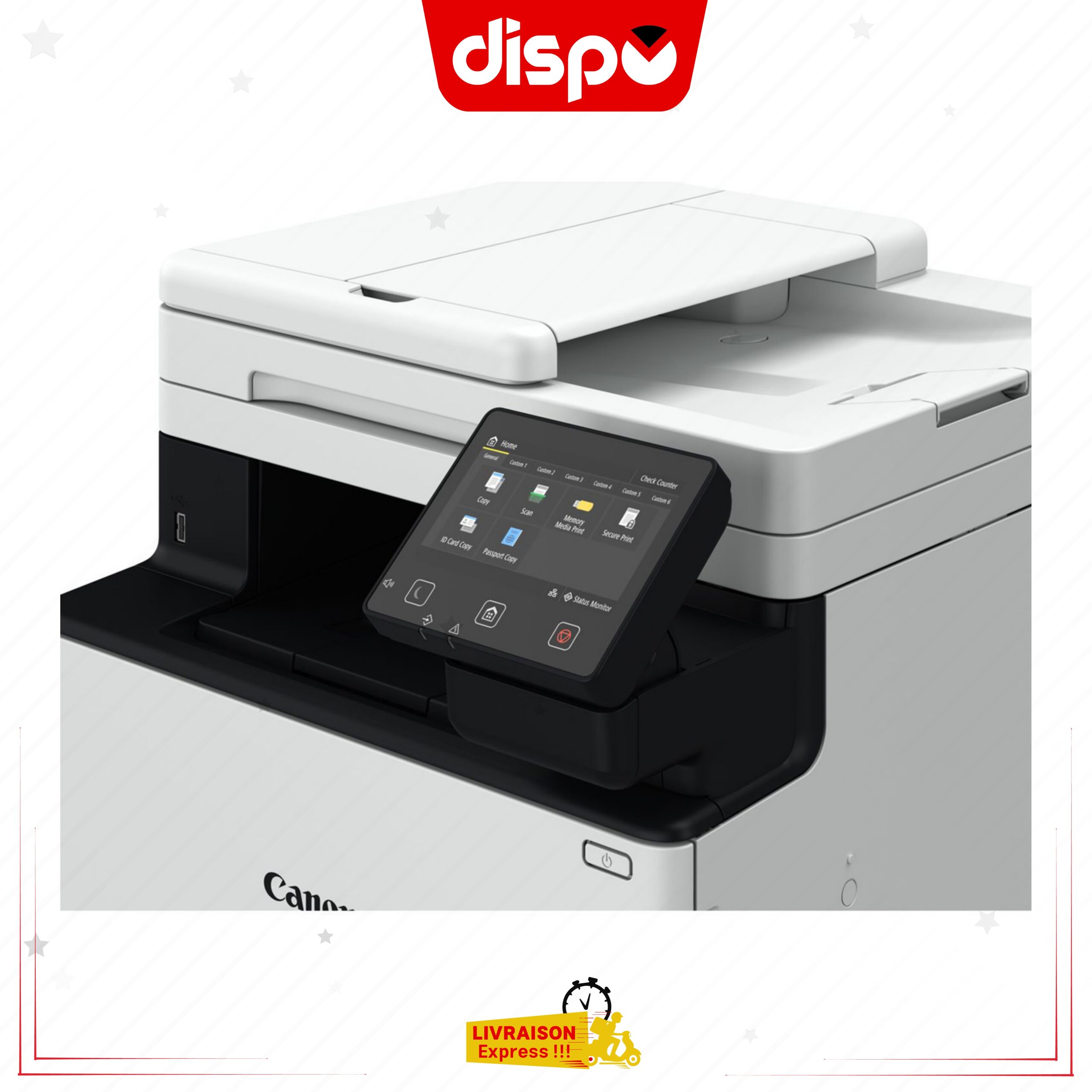 Imprimante Multifonction Canon MF752Cdw i-SENSYS –Laser 3-en-1 Couleur – Image 3