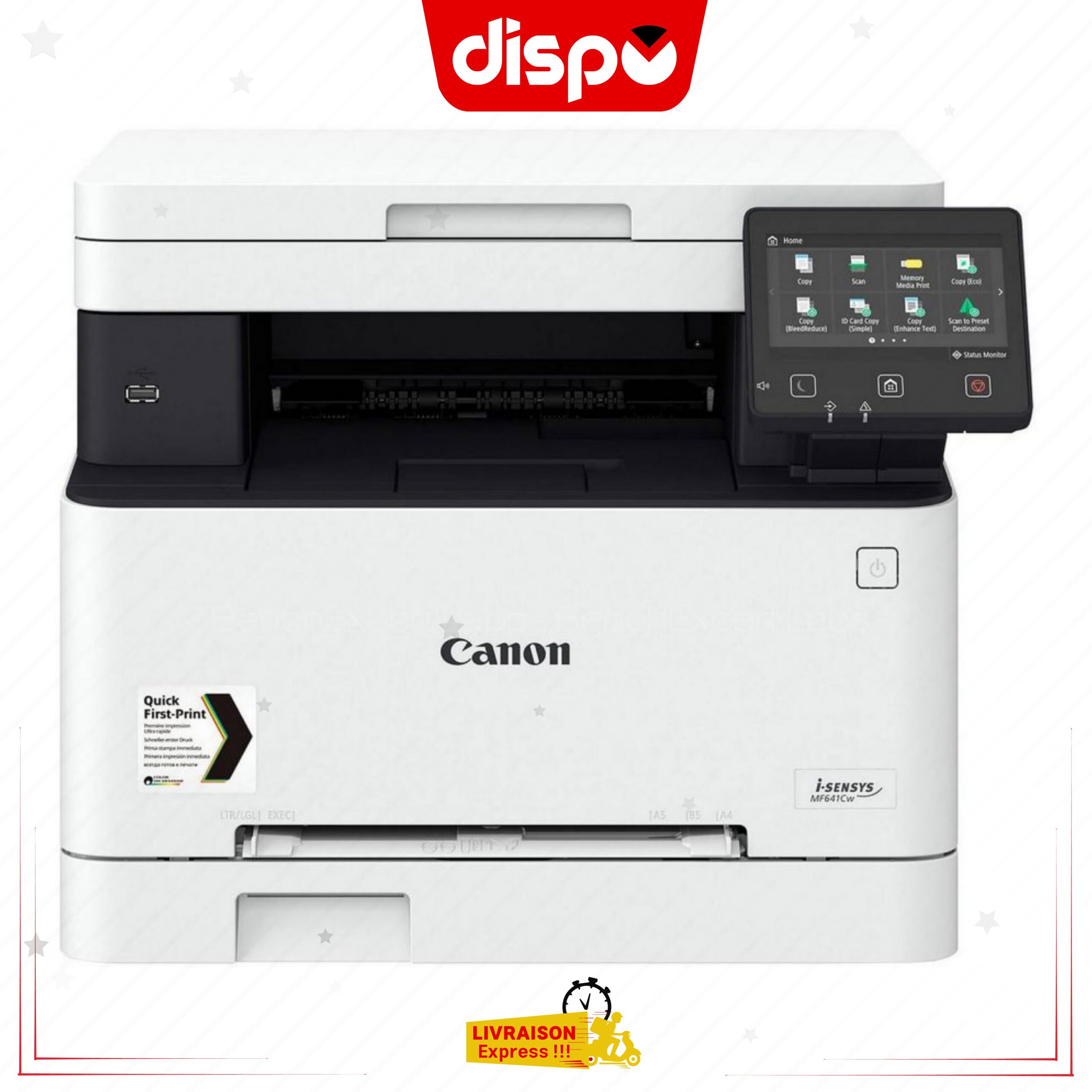 Imprimante Canon i-SENSYS MF641Cw Multifonction Laser