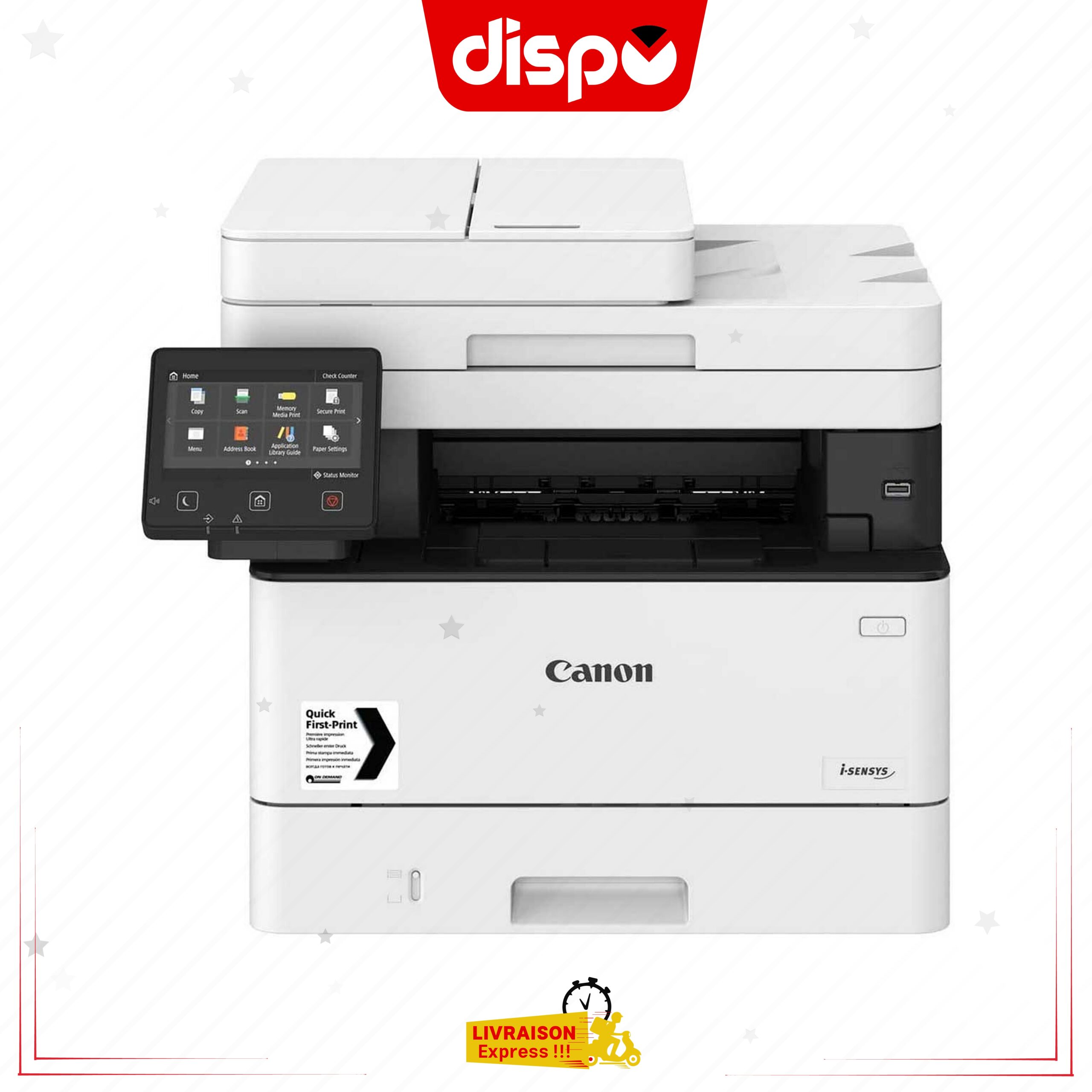 Imprimante Multifonction Canon I-SENSYS MF463dw Laser Monochrome 3-En-1, Recto/Verso Automatique
