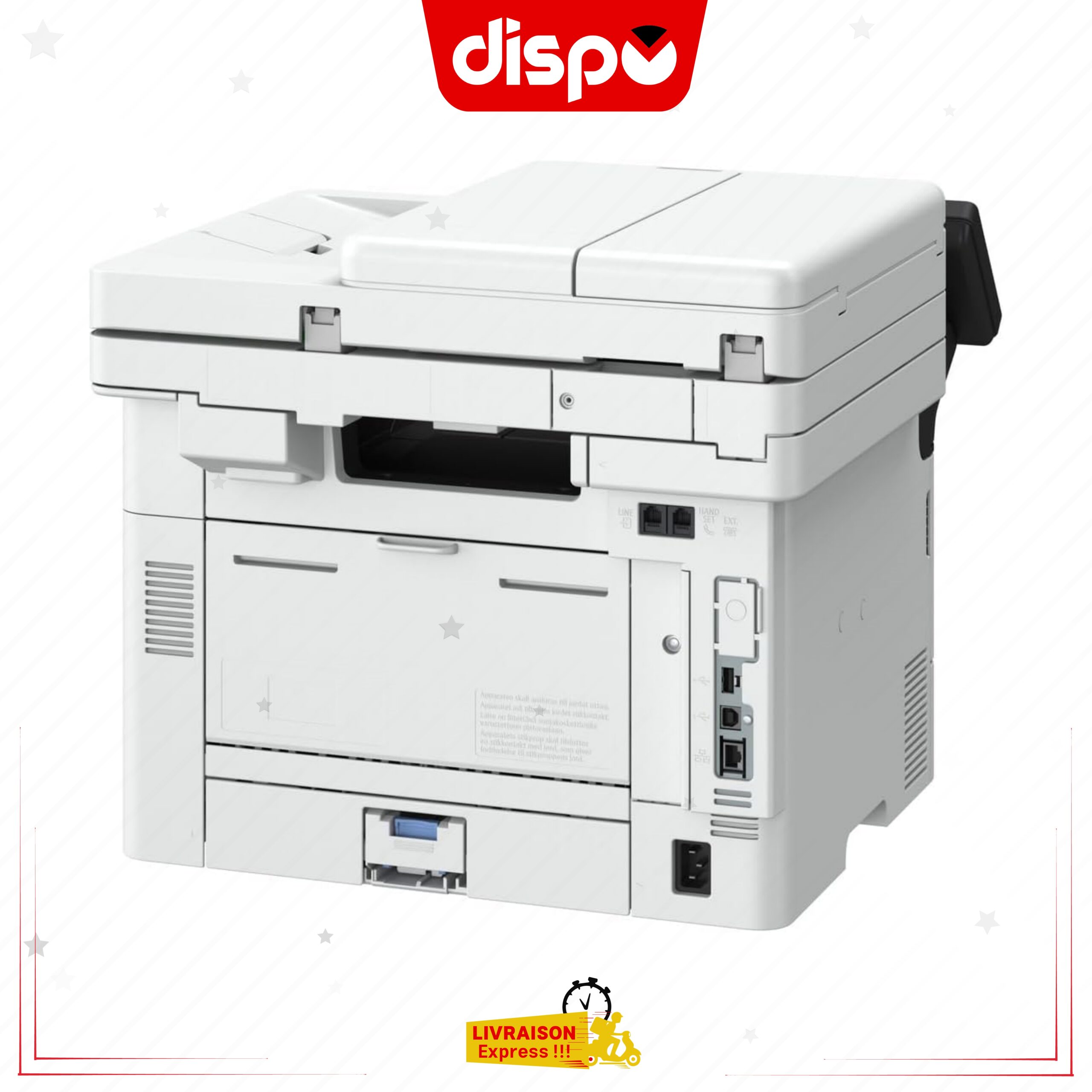 Imprimante Multifonction Canon I-SENSYS MF463dw Laser Monochrome 3-En-1, Recto/Verso Automatique – Image 4