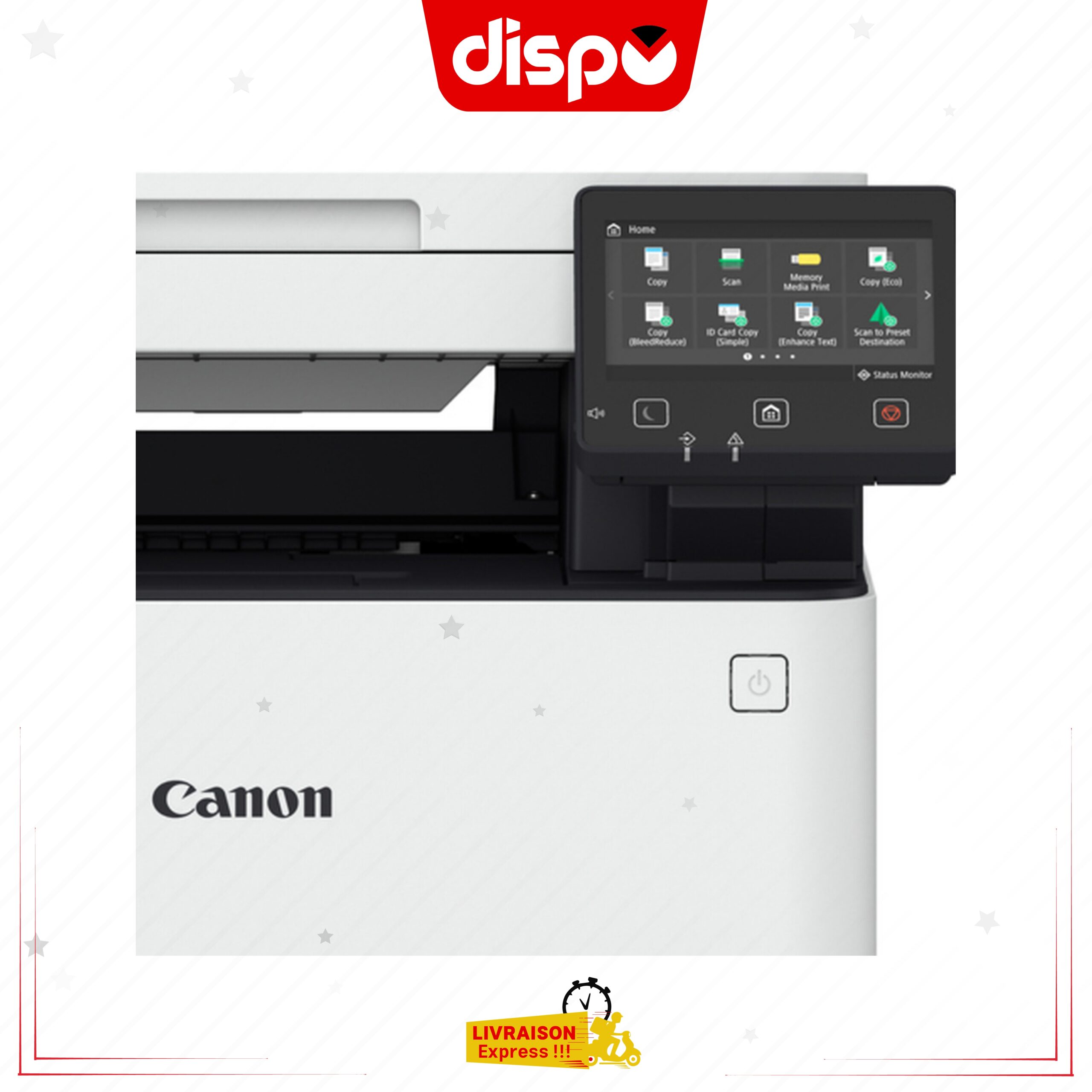 Imprimante Multifonction Canon I-SENSYS MF651Cw Couleur A4 3 En 1 (USB 2.0/Wi-Fi/Ethernet) – Image 4