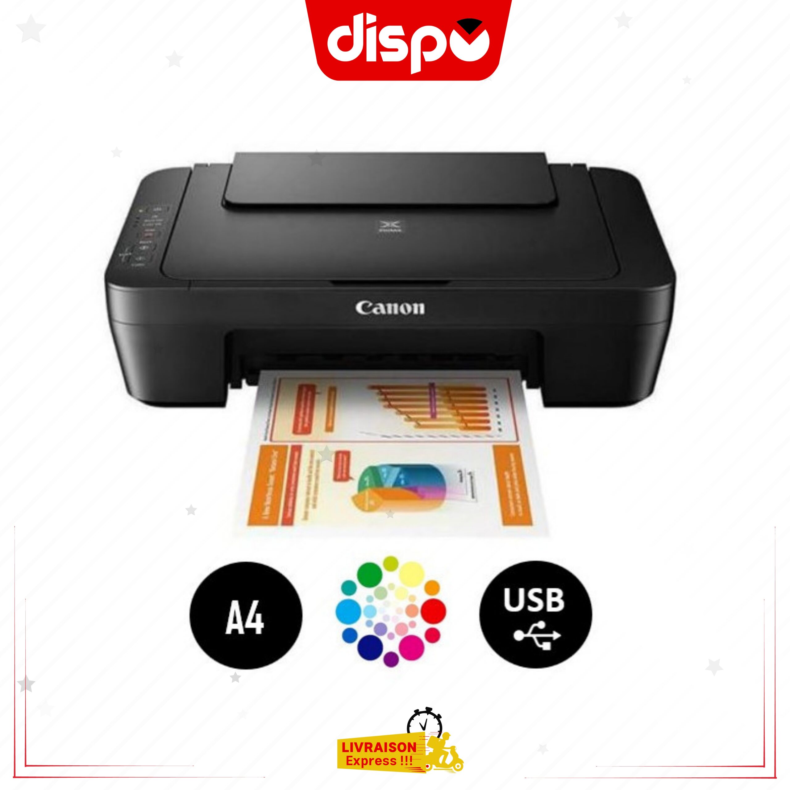 Imprimante Multifonction Canon INKJET MFP MG2541 MEA 2-P