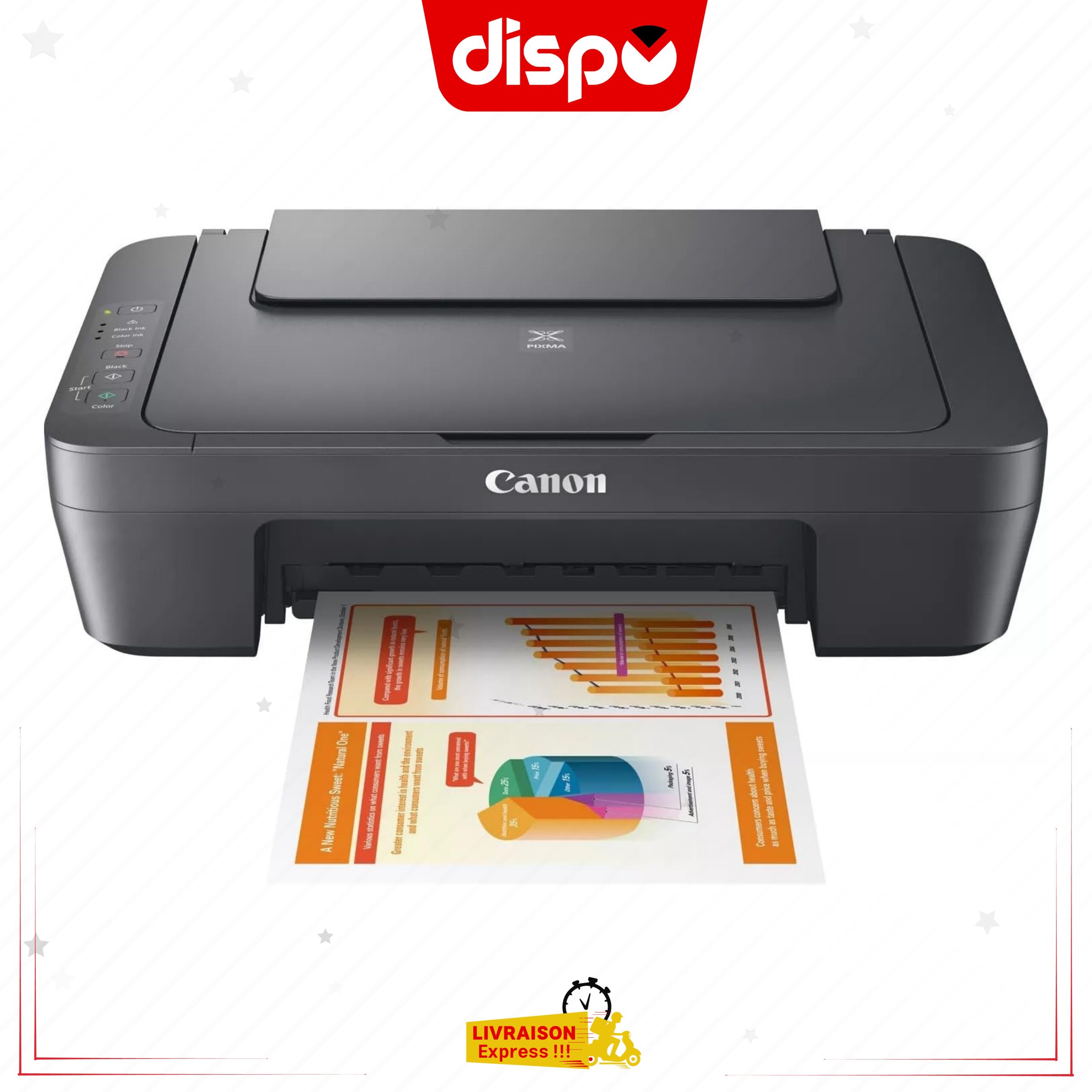 Imprimante Multifonction Canon INKJET MFP MG2541 MEA 2-P – Image 3