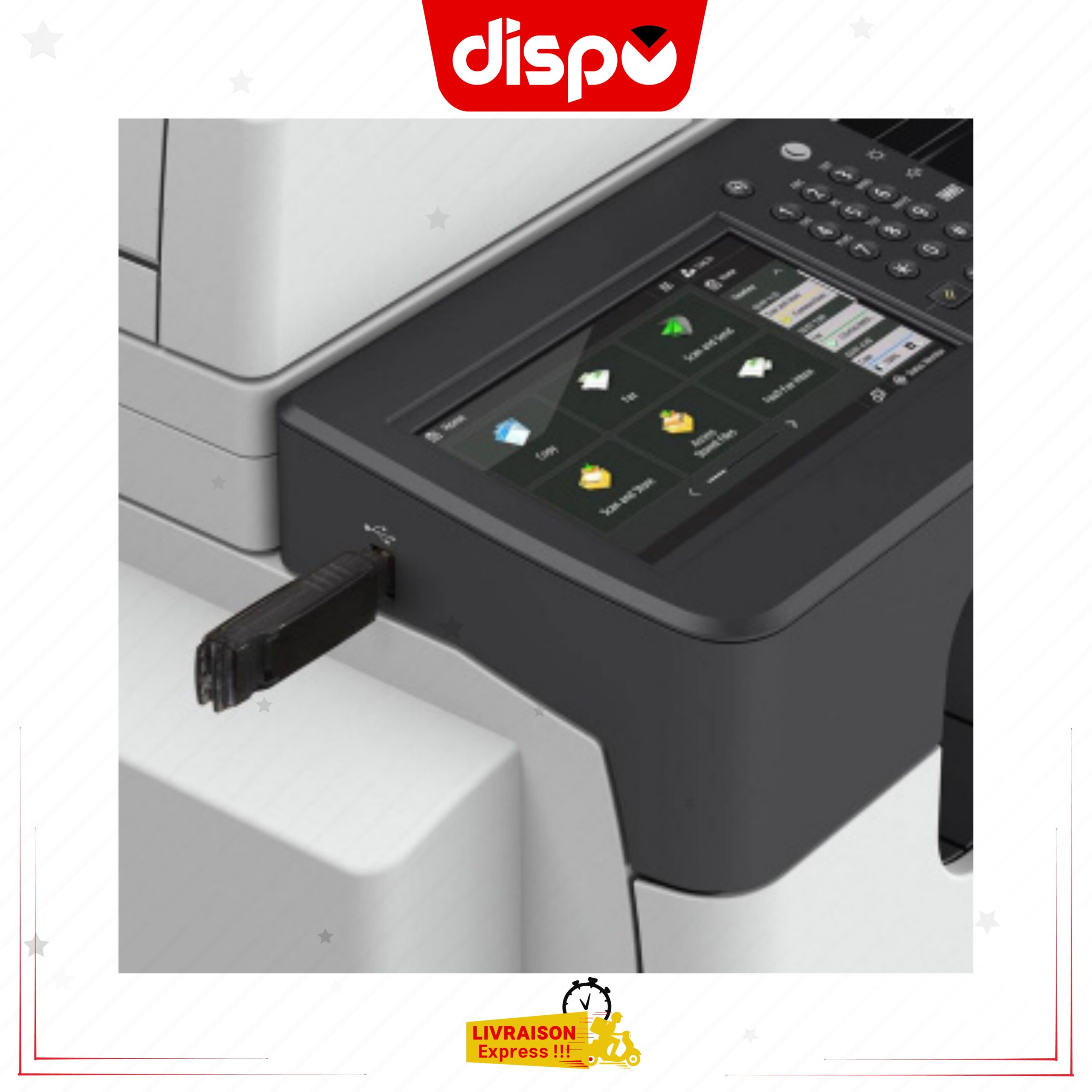 Imprimante Photocopieur Canon imageRunner IR2425i Multifonction Noir Et Blanc A3 – Image 4