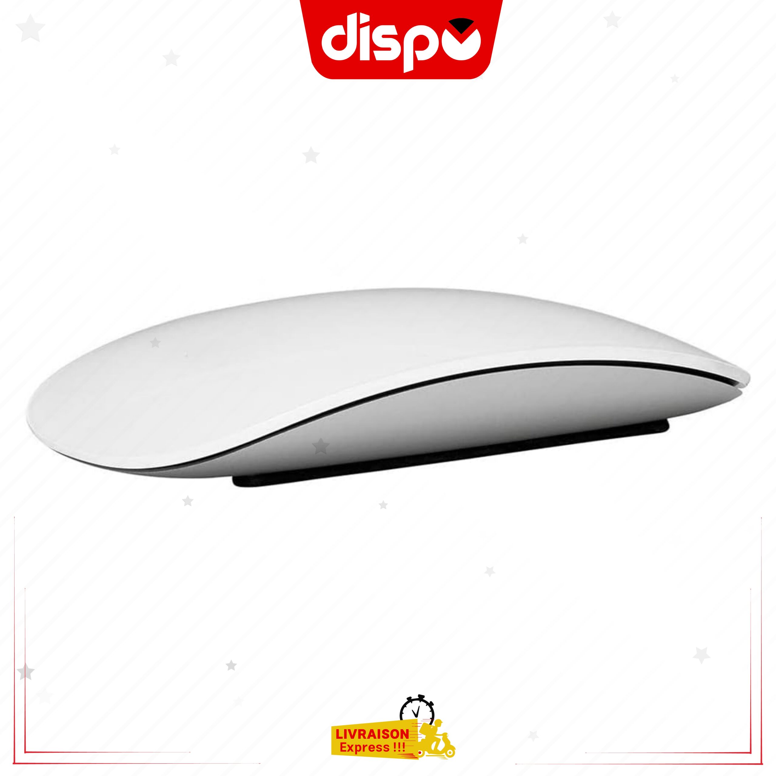 Souris Sans Fil Apple Magic Mouse 2 (A1657) Blanc, Bluetooth, Souris Rechargeable – Image 2