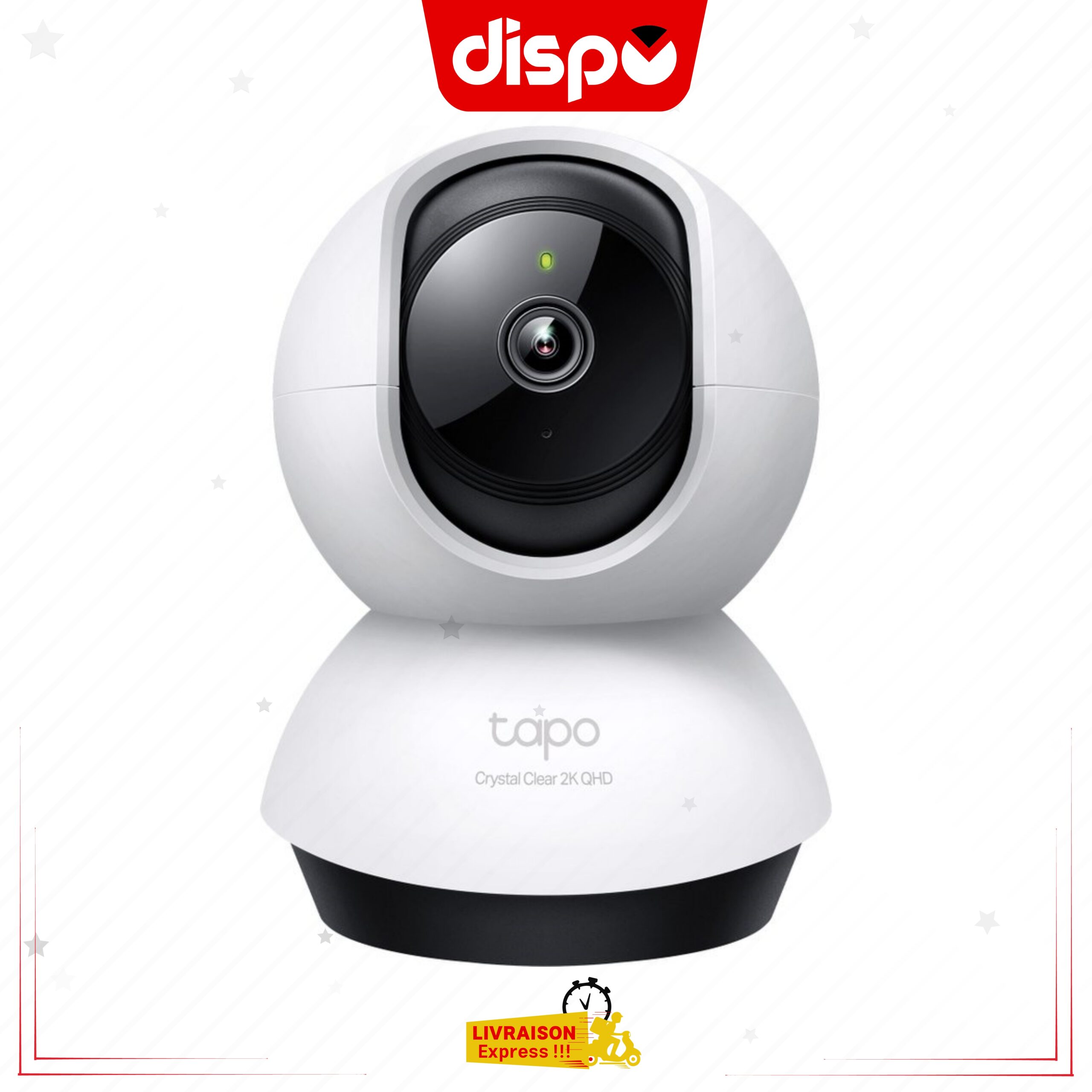 Caméra TP-Link Tapo C220 – Intérieure 2K QHD 3MP, 360°, Détection de Personne, Pleurs de Bébé, Vision Nocturne, Audio Bidirectionnel – Image 3