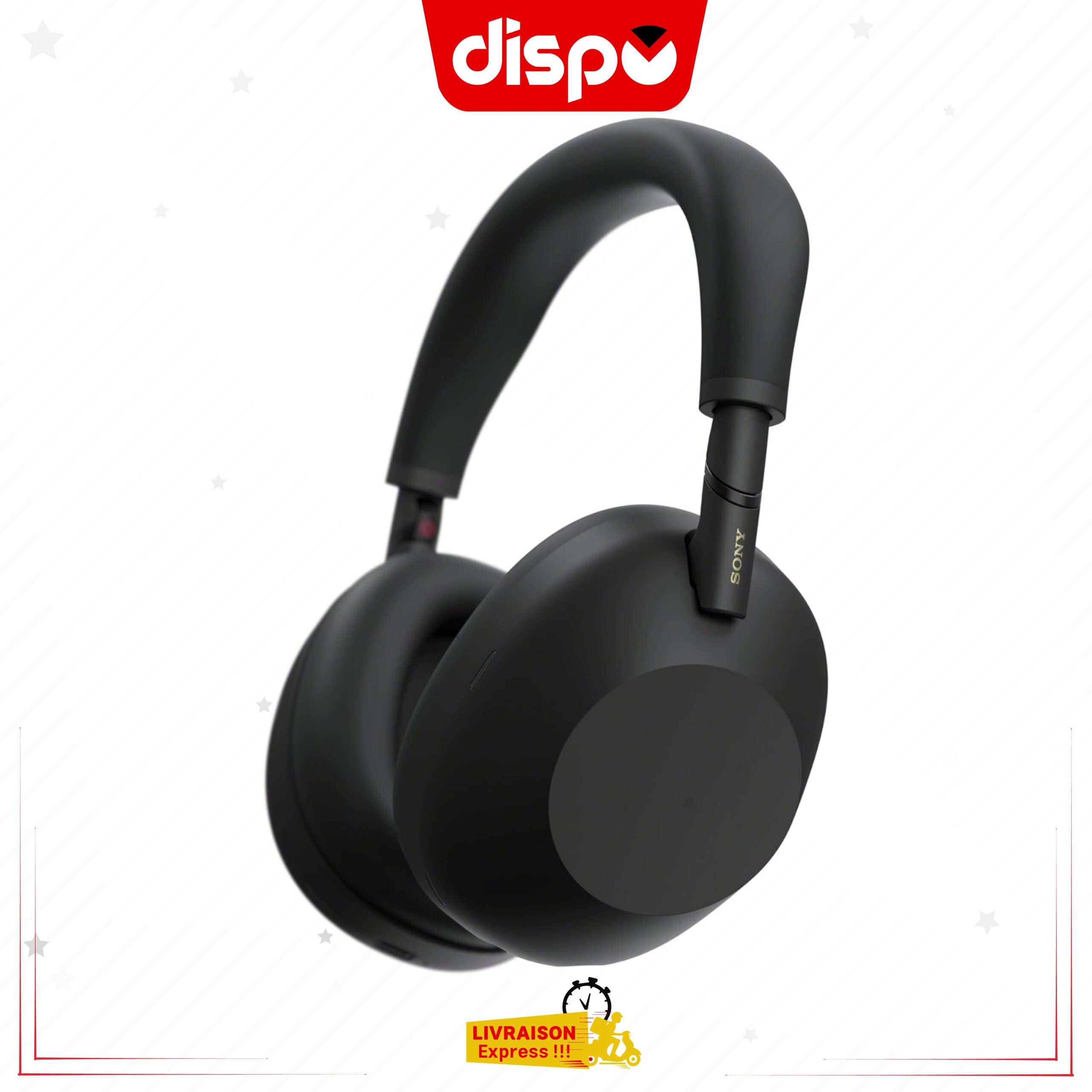 Casque Sony WH-1000XM6 : réduction de bruit, son haute résolution, confort optimal, design pliable,