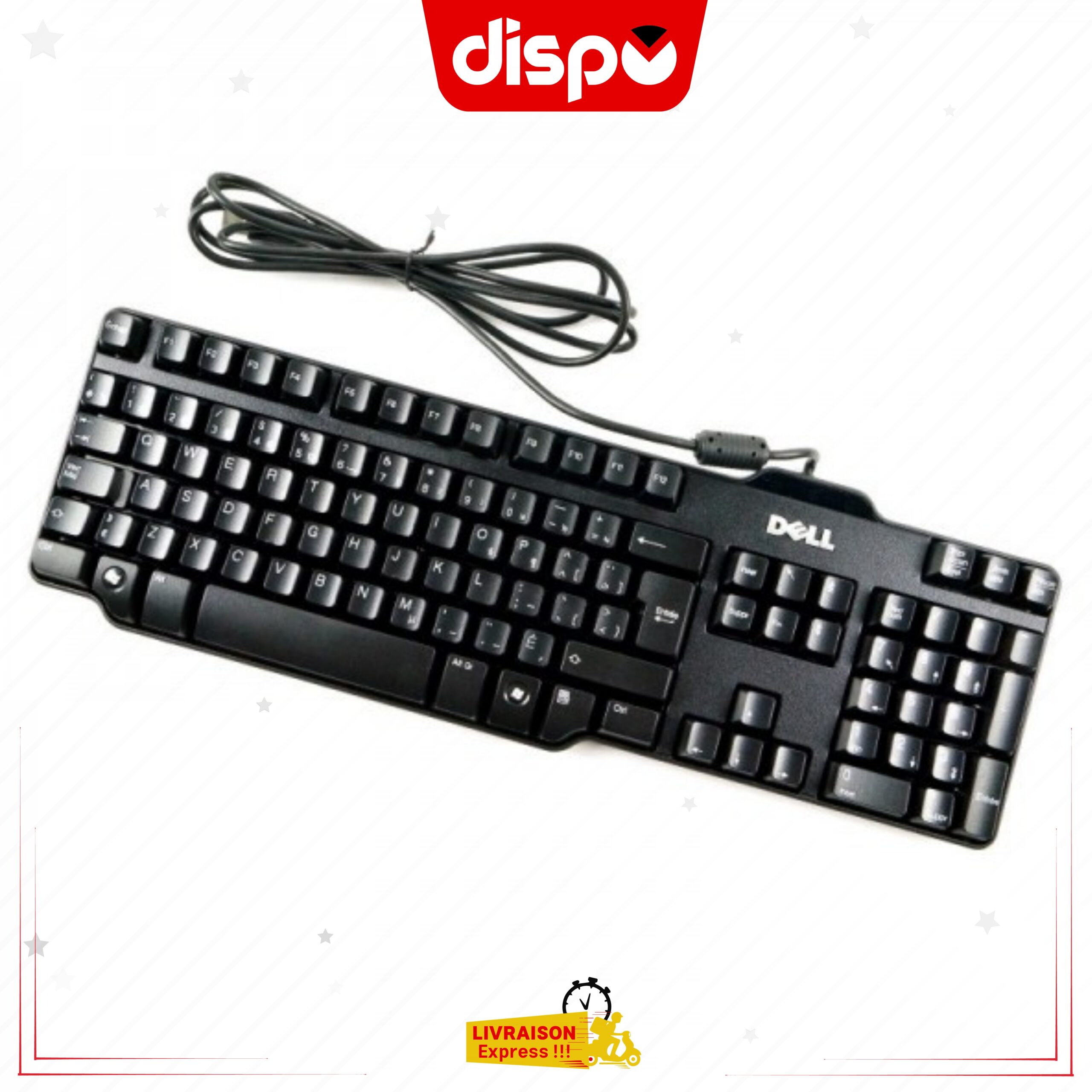 Clavier Filaire DELL SK-8115 L100 USB Qwerty