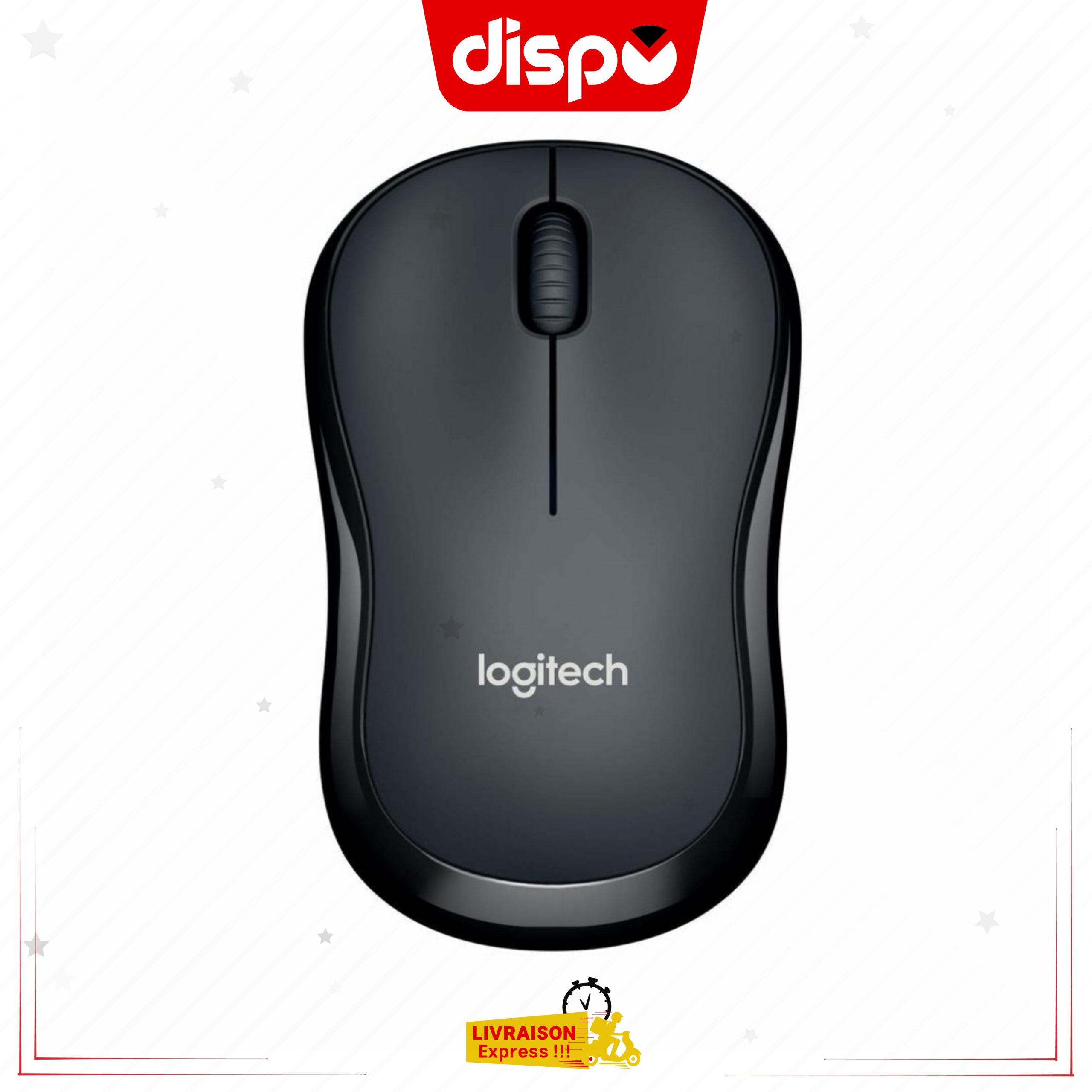 Souris Sans Fil Logitech M186, Ambidextre