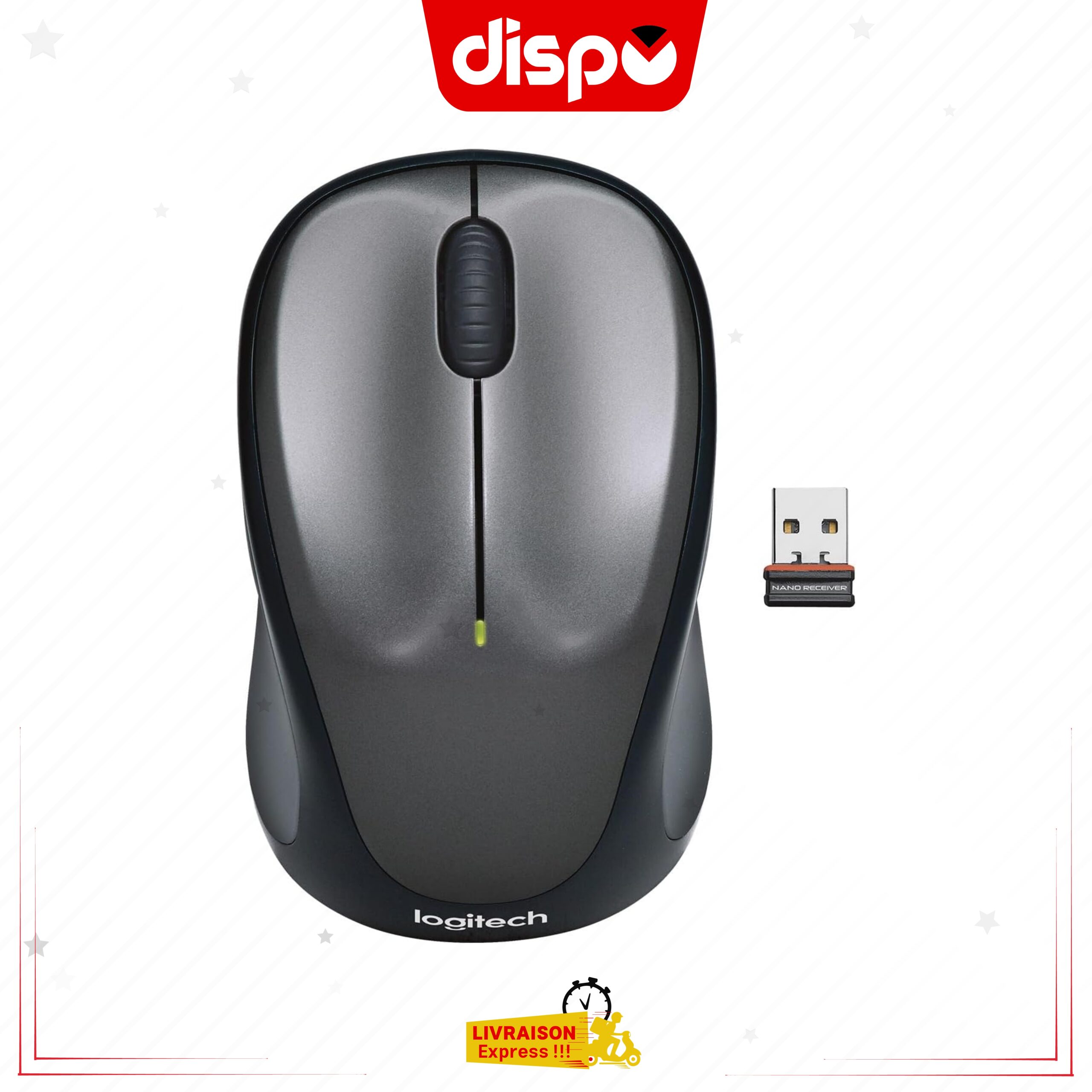 Souris Sans Fil Logitech M235 Souris Sans Fil, 2.4GHz avec Récepteur USB