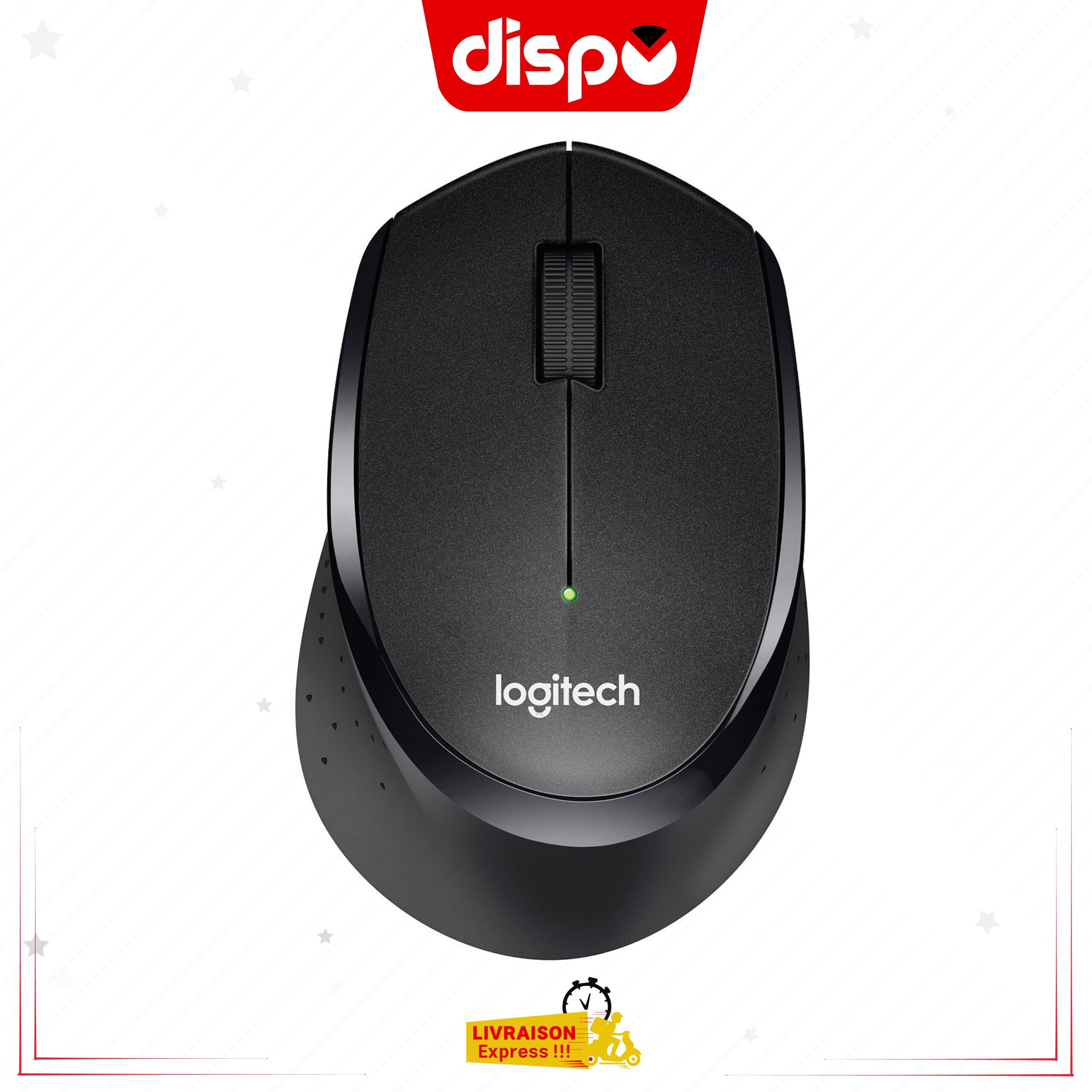 Souris Sans Fil Logitech M330 SILENT PLUS– Noir