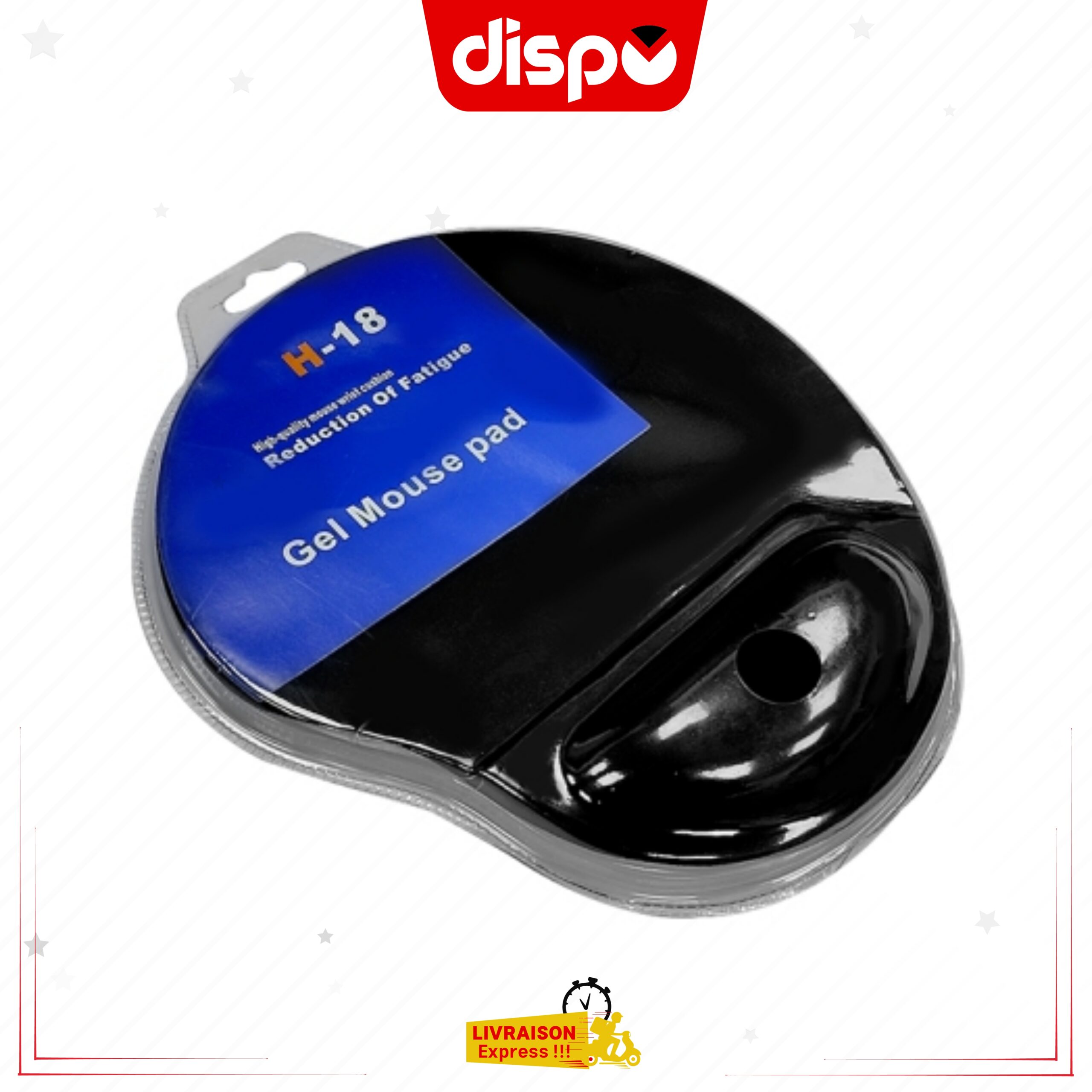 Tapis de souris H-18 en gel Avec Repose Poignet