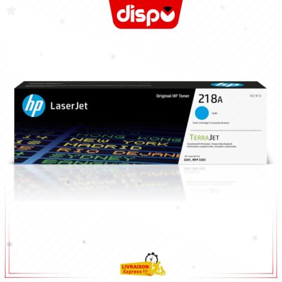 Cartouche de Toner HP 218 A Bleu LaserJet