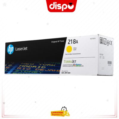 Cartouche de Toner HP 218 A Jaune LaserJet