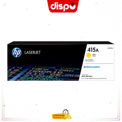 Cartouche de Toner HP 415A Jaune LaserJet